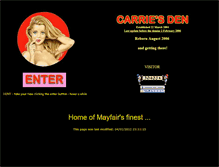 Tablet Screenshot of carriestrip.com